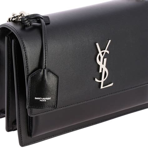 borsa nera tracolla ysl|BORSE .